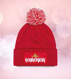 Kohlkönigin Mütze mit Bommel - Lustige Beanie für Kohltour & Kohlfahrt - AC Designs