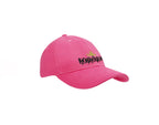 Kohlkönign Cap Pink - Premium 6 - Panel Cap mit Schwarz - Gold Druck - AC Designs