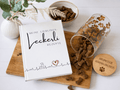 Leckerli Glas & Rezeptbuch Set für Hunde - mit Bambusdeckel & A5 DIY Buch - AC Designs