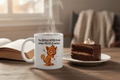 Lustige Katzen Tasse - „Ich bin erschöpft von anderen Menschen“ - Geschenk für Büro, Home Office & Katzenfans - AC Designs