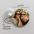 Magnetbutton 44 mm rund – Dein individuelles Kühlschrank-Abzeichen mit starkem Magnet - AC Designs