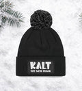 Mütze „Kalt wie mein Humor“ – Lustige Winter Beanie mit Bommel | Snowstar® Patch Beanie - AC Designs