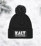 Mütze „Kalt wie mein Humor“ – Lustige Winter Beanie mit Bommel | Snowstar® Patch Beanie - AC Designs