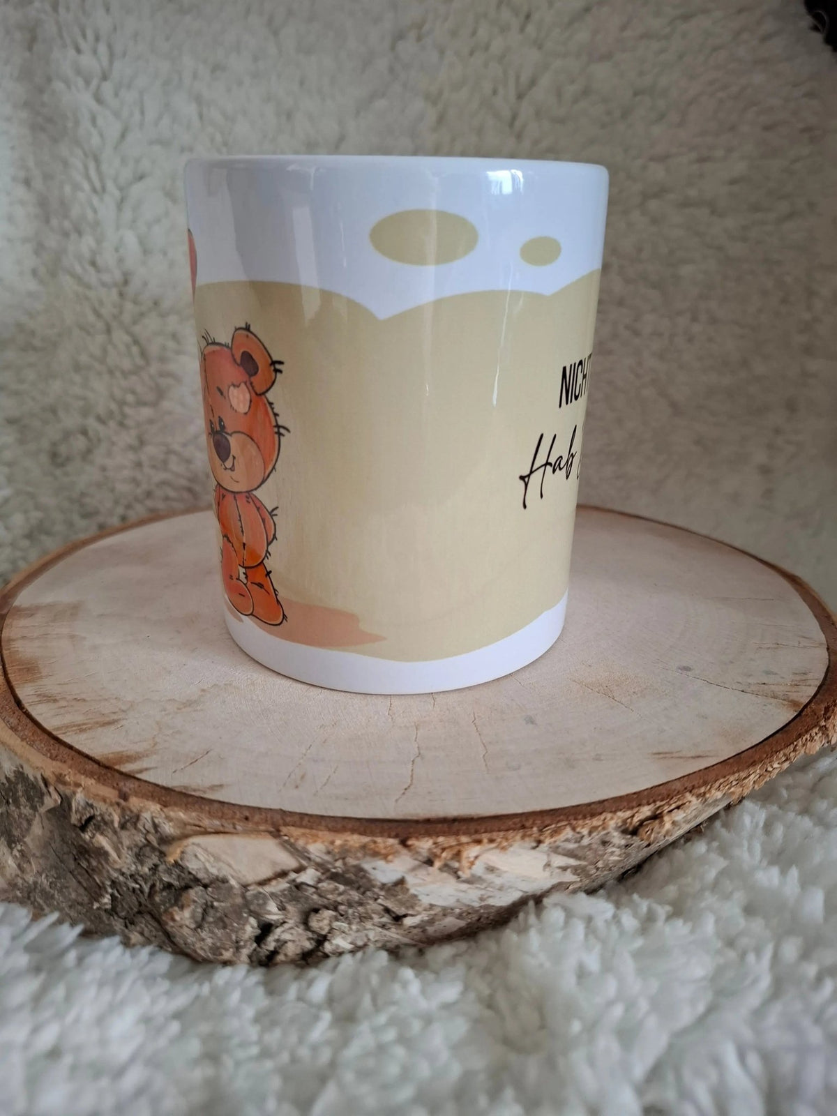 Niedlicher Becher mit Bärchen & Liebesspruch – Perfekt für Schatz, Freundin oder beste Freundin - AC Designs