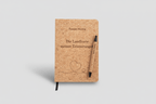 Notizbuch mit Namen graviert – Kork A5 'Landkarte meiner Erinnerungen' | Persönliches Geschenk - AC Designs