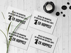 Osterkarten A6 „Er hoppelt“ - 4er Set auf A4 | Digital Download zum Ausdrucken - AC Designs