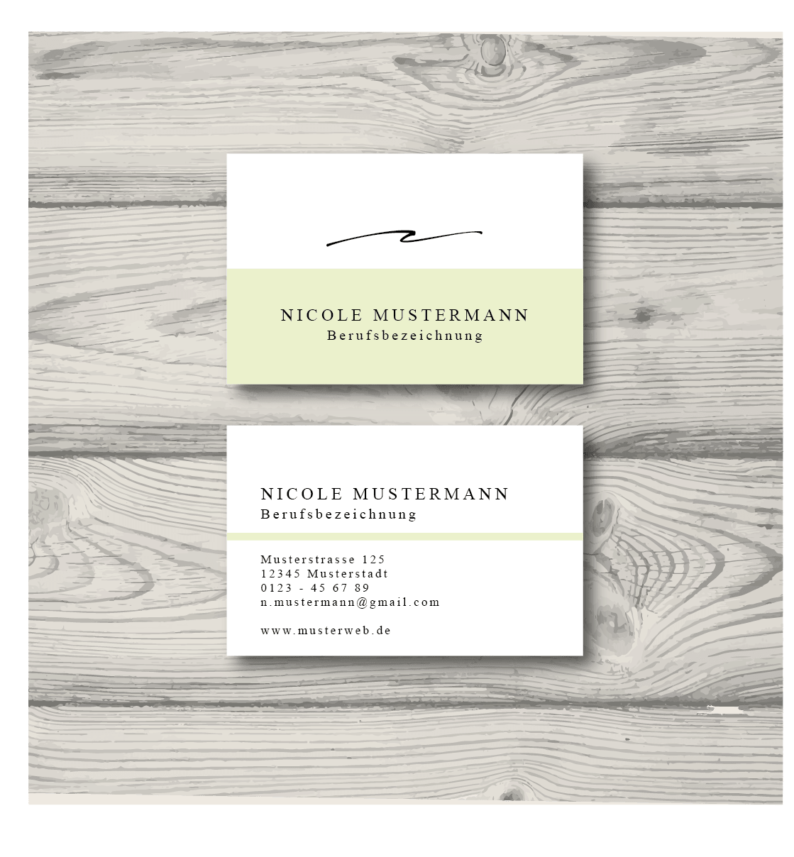 Personalisierte Visitenkarten – elegant & individuell | 85 × 55 mm - AC Designs
