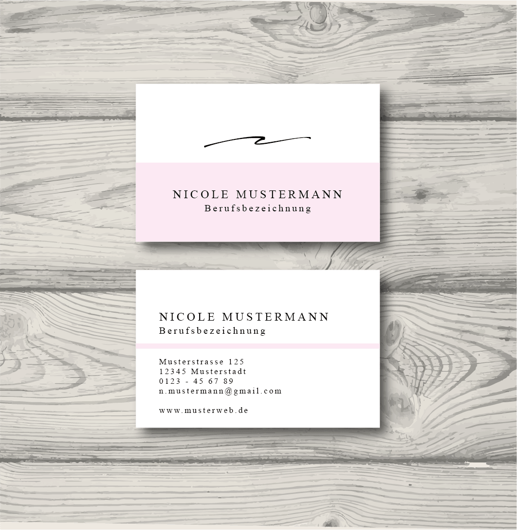 Personalisierte Visitenkarten – elegant & individuell | 85 × 55 mm - AC Designs