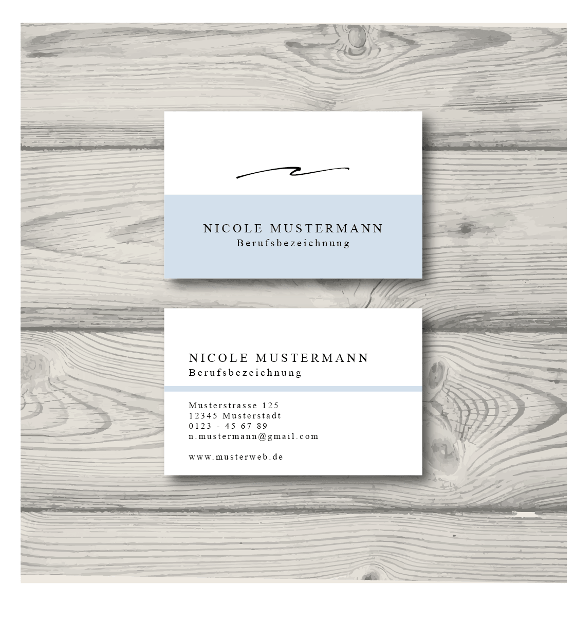 Personalisierte Visitenkarten – elegant & individuell | 85 × 55 mm - AC Designs