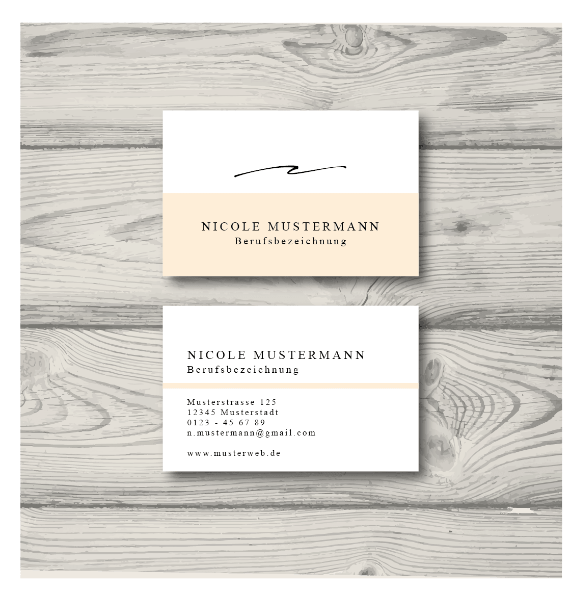 Personalisierte Visitenkarten – elegant & individuell | 85 × 55 mm - AC Designs