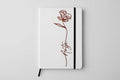 Personalisiertes Notizbuch & Kugelschreiber Set mit Lasergravur – Nachhaltiges A5 Steinpapier Notizbuch & recycelter Aluminium Pen – Name frei wählbar - AC Designs