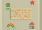 Personalisiertes Türschild aus Holz - DIY Set zum Bemalen mit Wunschmotiv & Name - AC Designs