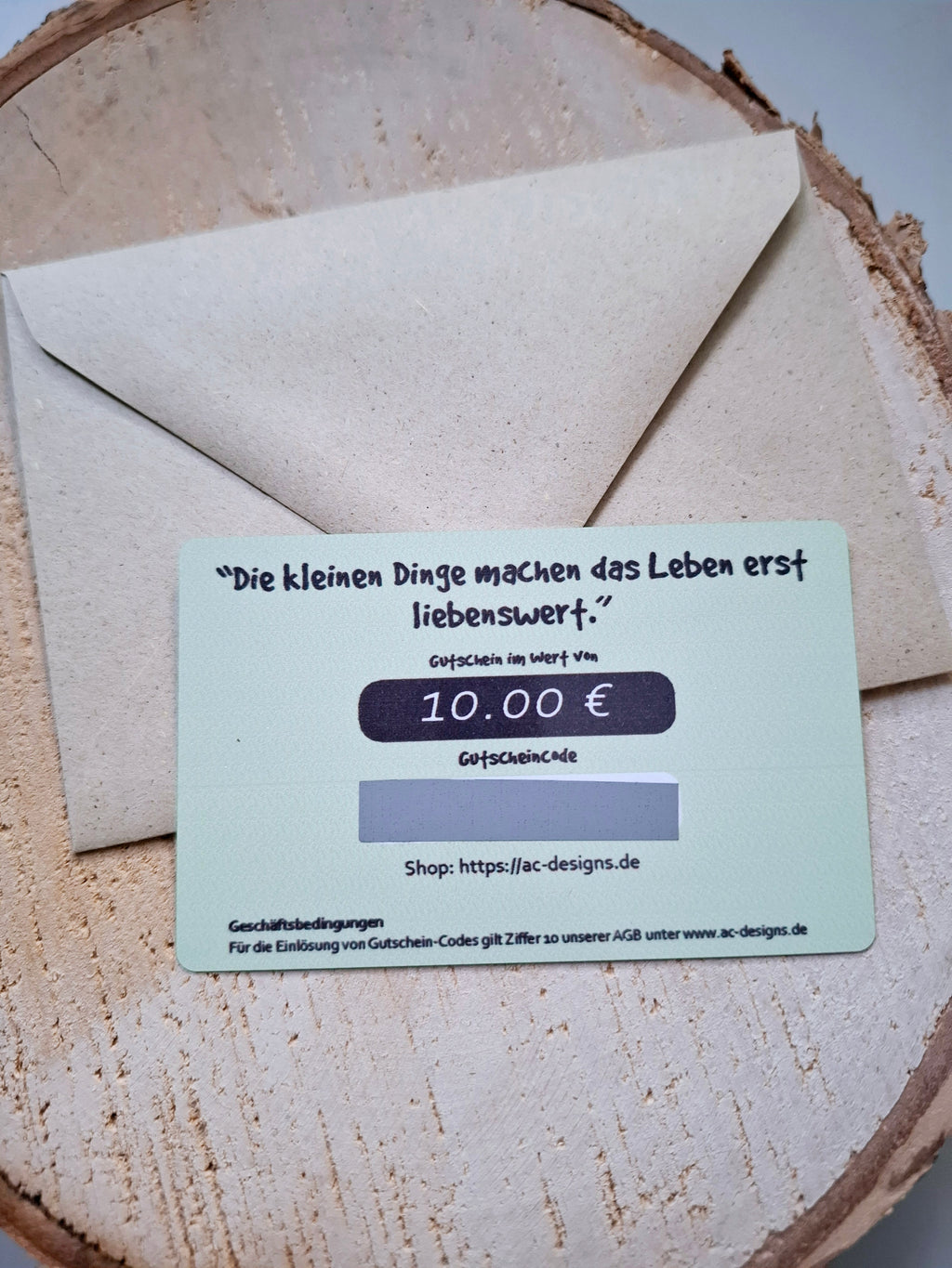 Gutschein - GESCHENK - AC Designs