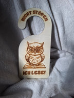 Türanhänger aus Holz  - „BITTE NICHT STÖREN“