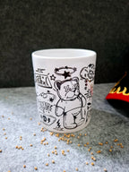 Individueller Kaffeebecher 'Graffiti-Style' – Ideal für Morgenmuffel - AC Designs