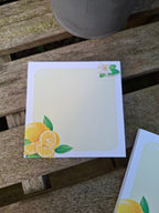 50 Blatt Zitronen-Design Schreibblock | 120g Naturpapier | Kreativ & Inspirierend - AC Designs