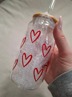 Mama Glas mit Bambusdeckel – Dein stylisches Glas voller Liebe & Nachhaltigkeit - AC Designs