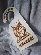 Türanhänger aus Holz  - „BITTE NICHT STÖREN“