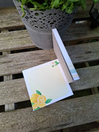 50 Blatt Zitronen-Design Schreibblock | 120g Naturpapier | Kreativ & Inspirierend - AC Designs