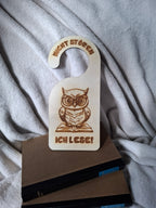 Türanhänger aus Holz  - „BITTE NICHT STÖREN“