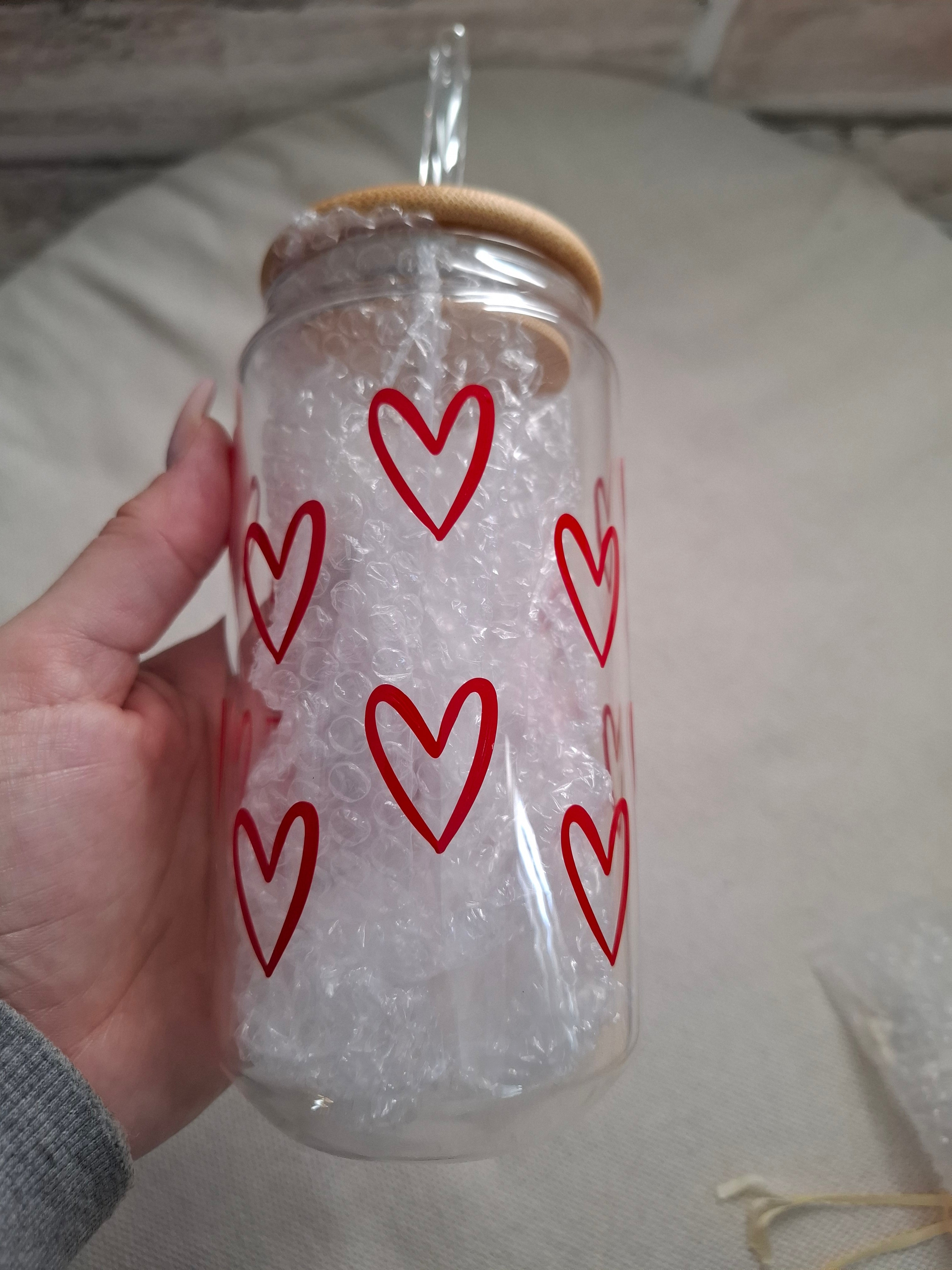 Mama Glas mit Bambusdeckel – Dein stylisches Glas voller Liebe & Nachhaltigkeit - AC Designs