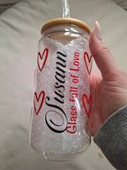 Mama Glas mit Bambusdeckel – Dein stylisches Glas voller Liebe & Nachhaltigkeit - AC Designs