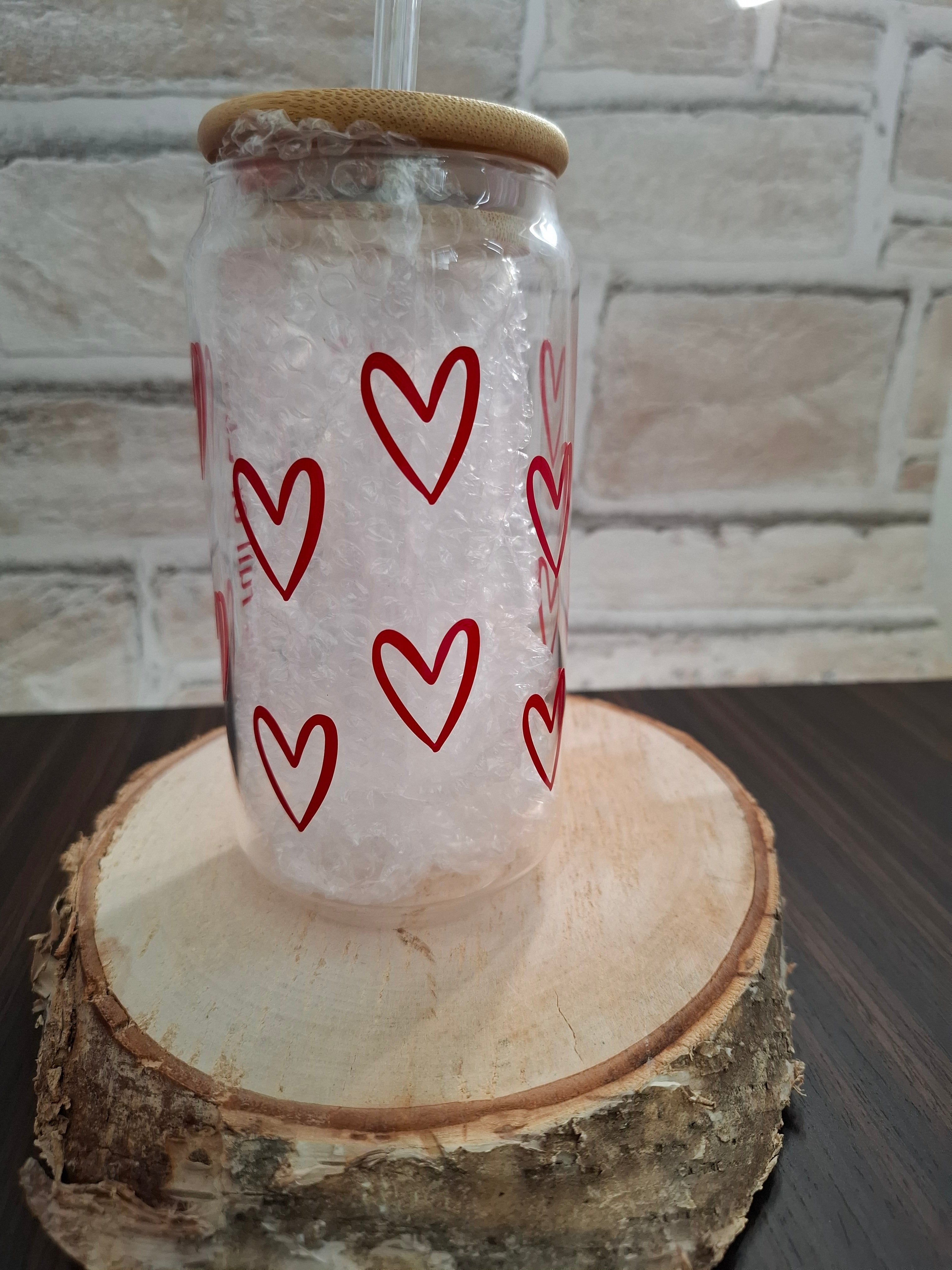 Mama Glas mit Bambusdeckel – Dein stylisches Glas voller Liebe & Nachhaltigkeit - AC Designs