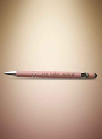 Eleganter Metall-Kugelschreiber in Rosa mit personalisierter Lasergravur