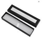 Stift - Geschenkbox aus Pappe mit Klarsichtfenster – Elegante Verpackung für Kugelschreiber & Bürogeschenke - AC Designs