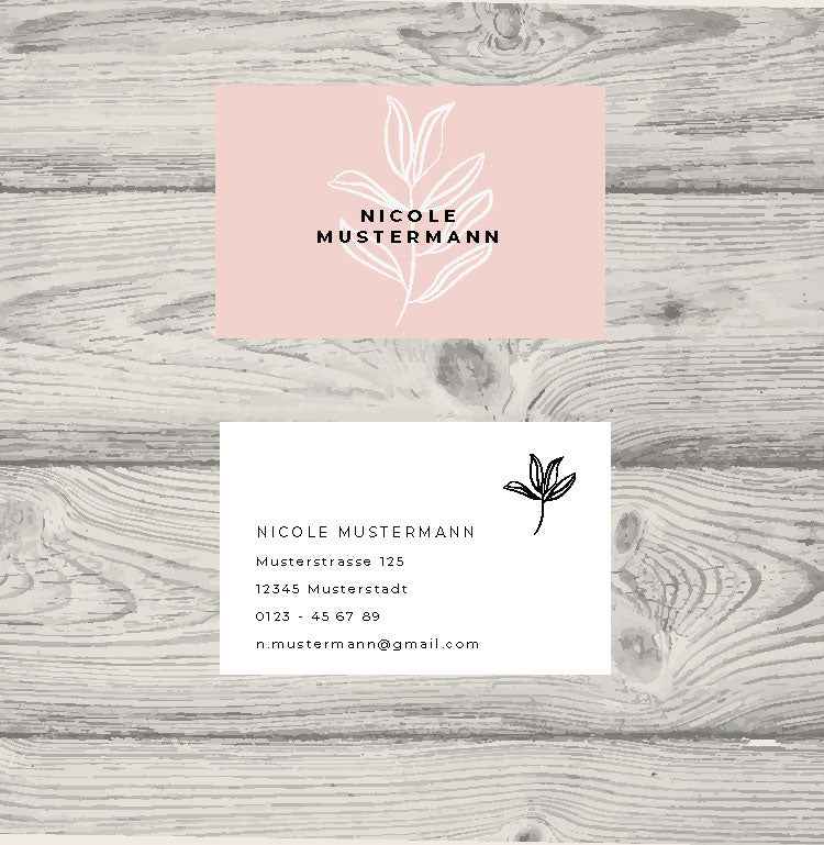 Visitenkarten FLOWER - AC Designs